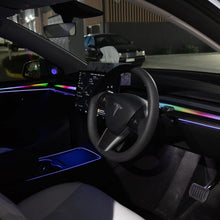 Load image into Gallery viewer, Tesla Model 3 & Y Laser Engraved Ambient lighting kit
